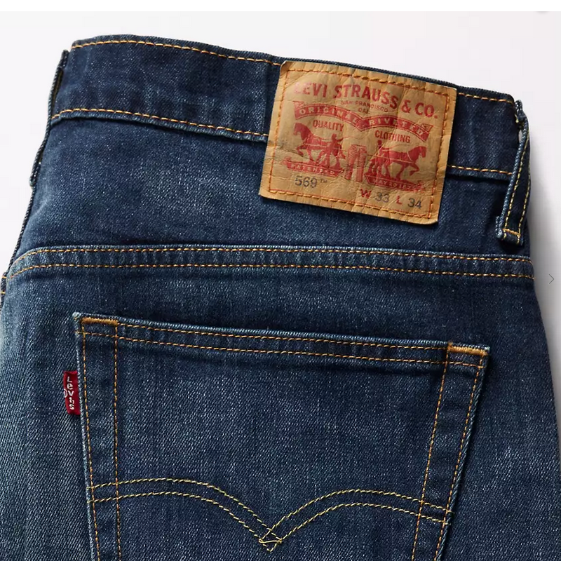 Джинсы Levi's 569 Loose Straight Fit Jeans in Crosstown Джинсы Levi's 569 Loose Straight Fit Jeans in Crosstown