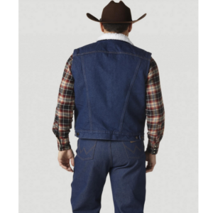 Wrangler® Sherpa Lined Denim Vest Prewashed 74131PW Wrangler® Sherpa Lined Denim Vest Prewashed 74131PW