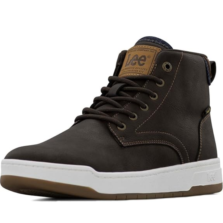 Lee Men's Spencer Sneaker in Black Coffee Lee Men's Spencer Sneaker in Black Coffee