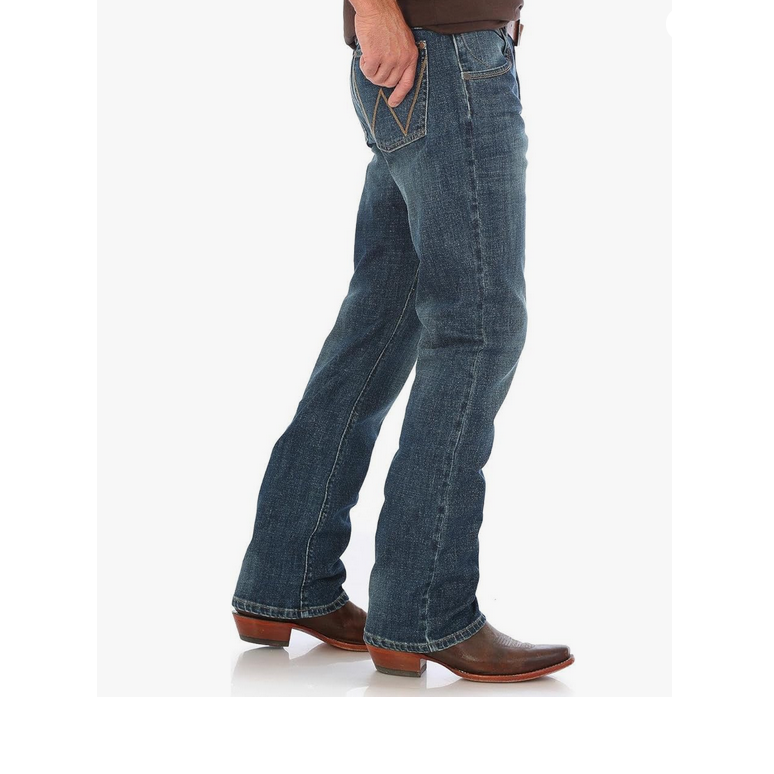 Джинсы Big&Tall Wrangler Retro Slim Fit Bootcut Jean in Blue Джинсы Big&Tall Wrangler Retro Slim Fit Bootcut Jean in Blue