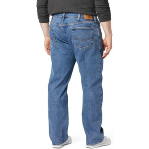 Levi Strauss Signature Gold Men's Relaxed Fit Flex Jeans in Medium Indigo Flex Levi Strauss Signature Gold Men's Relaxed Fit Flex Jeans in Medium Indigo Flex