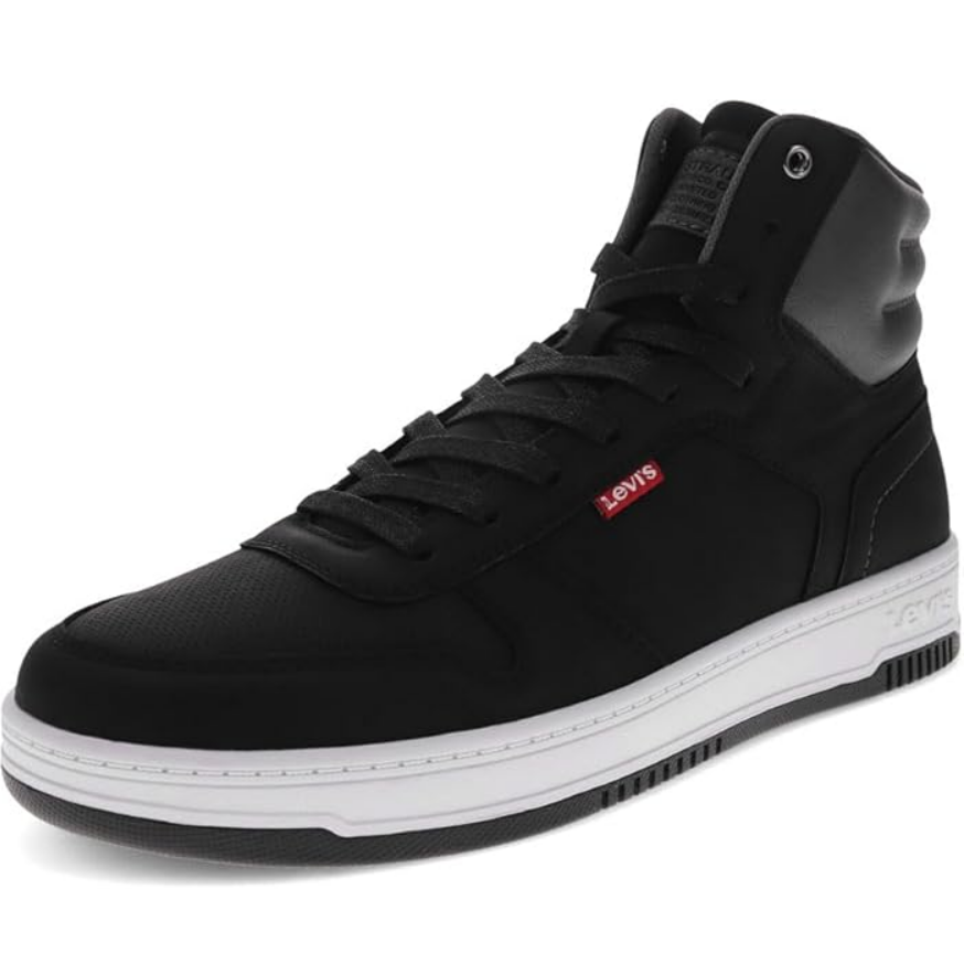 Levi's Men's Drive Hi CBL Sneaker in Black Levi's Men's Drive Hi CBL Sneaker in Black