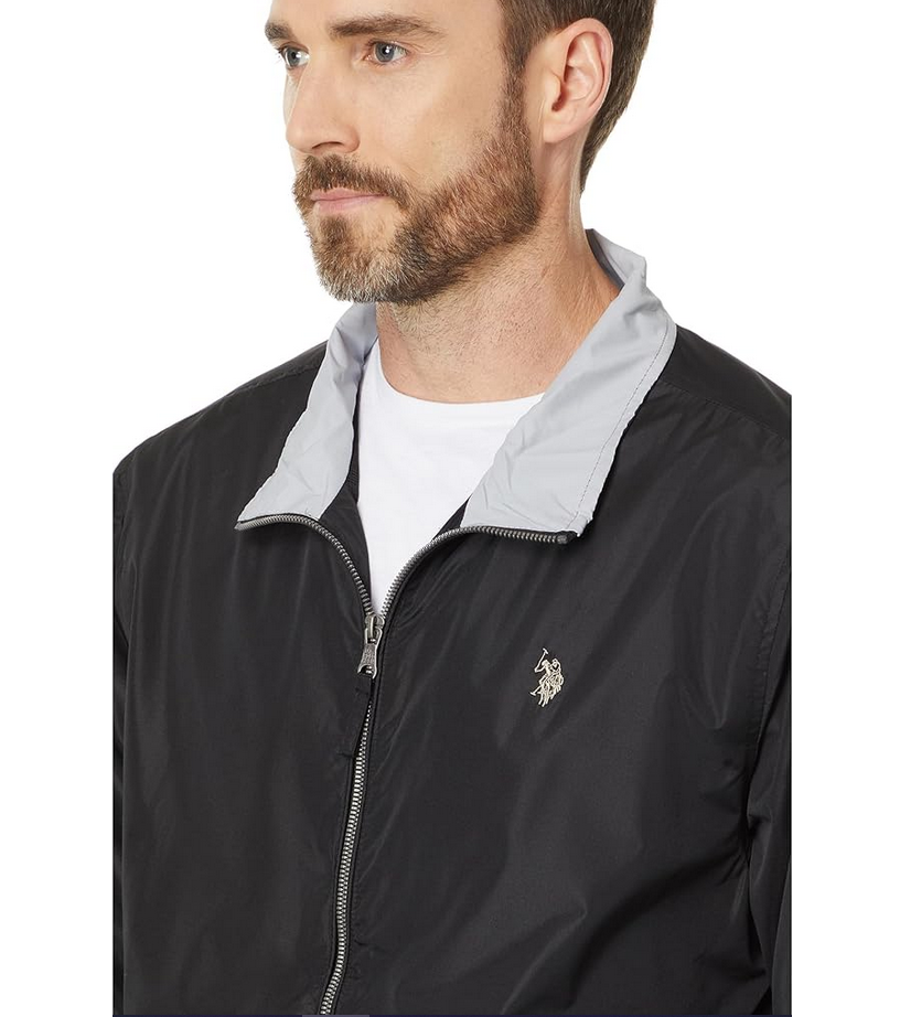 Ветровка U.S. POLO ASSN. Men Basic Windbreaker in Black Ветровка U.S. POLO ASSN. Men Basic Windbreaker in Black